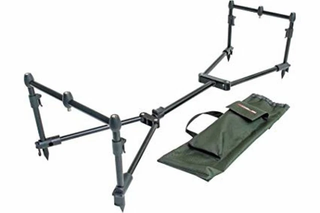 Rod-Pod EFT 3 Pieds Pour Cannes à Pêche - Support Réglable Avec Sac - Jusqu'à 3 Cannes