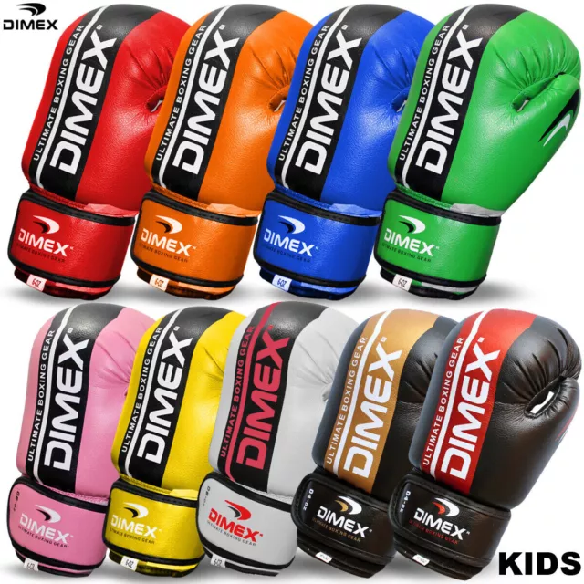 NEW Kids Boxing Gloves Punch Bag Mitts Sparring Glove Children Training 4 to 8oz