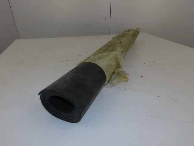 1/8" thick Neoprene Rubber Sheet   36" x 72" Long Black Smooth