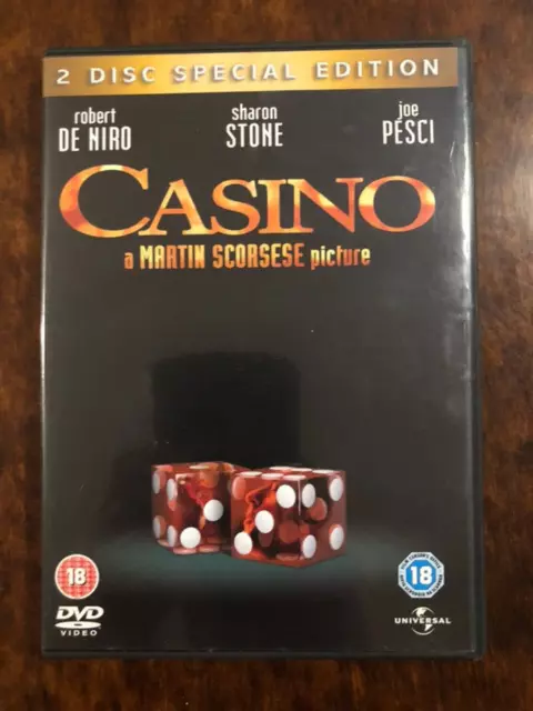 Casino Dvd 1995 - Robert De Nero Joe Pesci Sharon Stone Martin Scorsese Crime