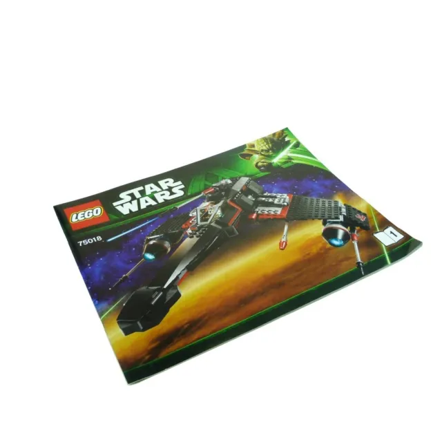 1x LEGO Manual de Instrucciones A4 N º 1 Star Wars Jek-14 ’S Starfighter 75018