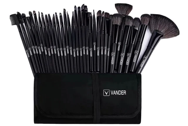 Set Di Pennelli Per Trucco Da 32 Pezzi Professionali + Custodia