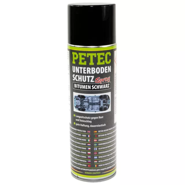 Protection Anti-encastrement 500 ML Noir Bitume Chutes de Pierres Spray PETEC