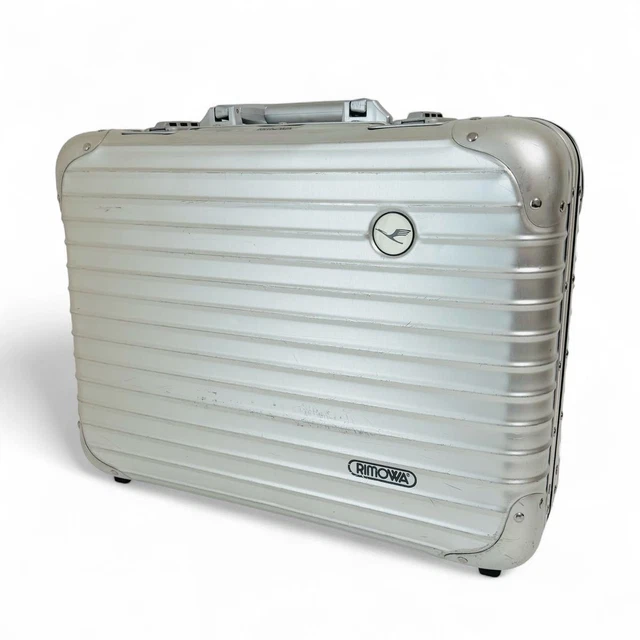 RIMOWA 918.14 LUFTHANSA ALU Pilot Attache Case 23L Aluminum