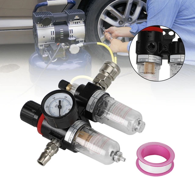 AFC2000 Air Compressor Filter Tool Reduce Valve Regulator Oil Water Separator S7