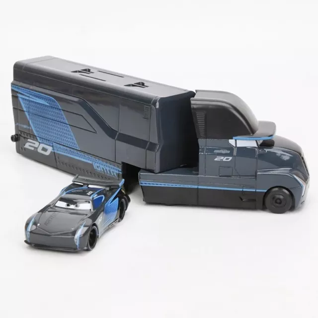 2-Pack Disney Pixar Cars Jackson Storm Mack & Hauler Truck Diecast Toys 1:55 Car