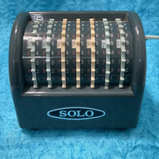 Vintage Solo Mini Calculator Handy Adding Machine Japan 1969