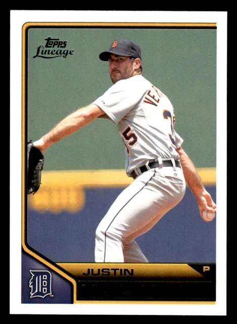 2009 Topps #85 Justin Verlander Baseball Card - Detroit Tigers, NM-MT Condition