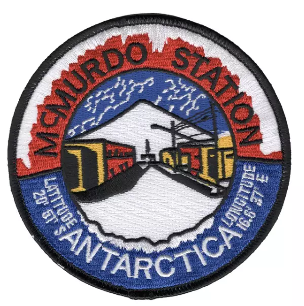 4" Navy Naval Air Station Mcmurdo Antarctica Embroidered Patch