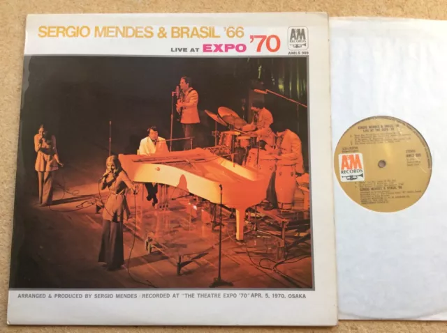 SERGIO MENDES & BRAZIL '66 "Live At Expo '70”  UK 1970 A&M LP EX