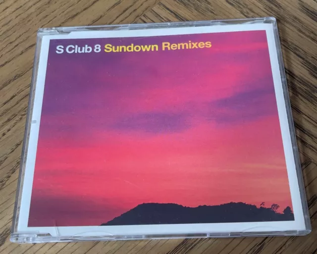S Club 8 - Sundown (Remixes) UK 5" Promo CD Polydor Club Mixes