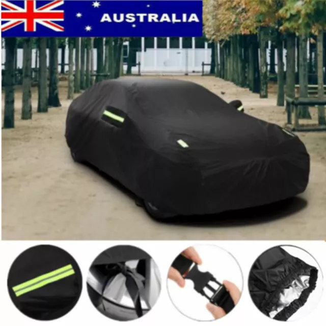 Universal Heavy Duty Waterproof Car Protective Cover Full Coverage UV Dust Size 3