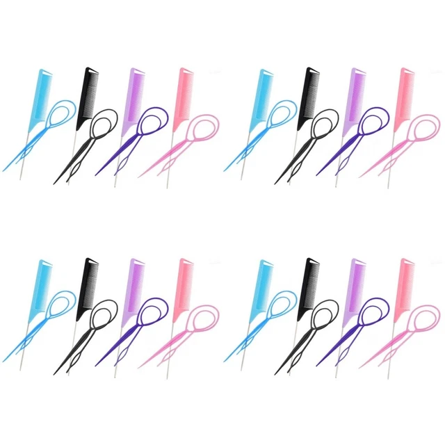 16 juegos de herramientas de trenzado de cabello herramientas de diseño de cabello hágalo usted mismo accesorios para el cabello cabello cabello