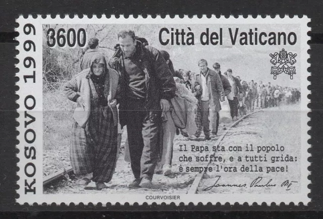 Vatican 1999 Sc# 1117 Mint MNH Kosovo war victims refugees welfare help stamp