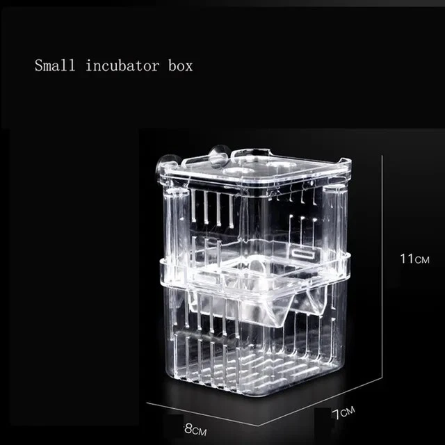 Acrylic Fish Tank Breeding Isolation Box Aquarium Hatchery Incubator Holder Aqua