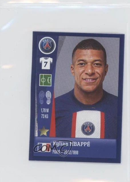 2022-23 Panini Foot Stickers Kylian Mbappe #339