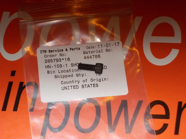 Paslode 444786 HN-103-1 SHCS (Single Screw)