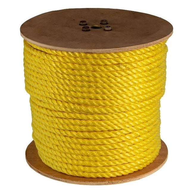 Ppf 1/2" Wr  3-Strand Polypropylene Rope Film 600 Lf Reel