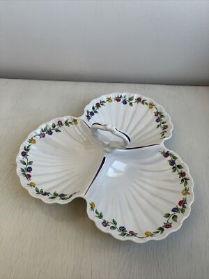 vaisselle - Serviteur deux étages en porcelaine