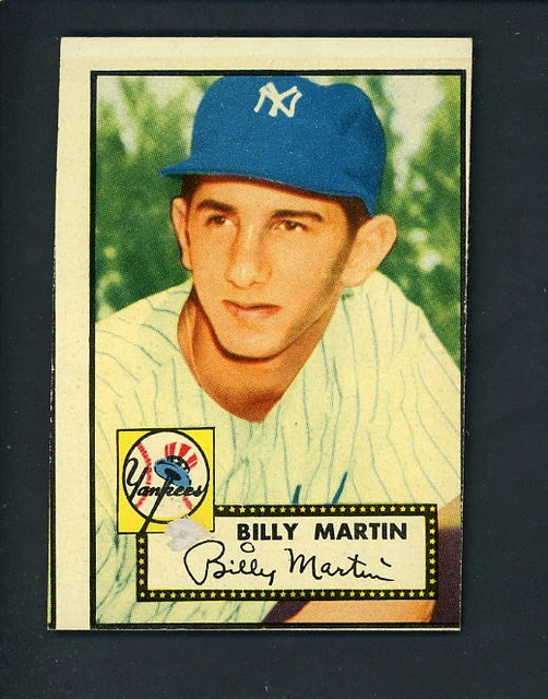 1952 TOPPS # 175 ROOKIE Billy Martin Yankees de New York EUR 220,81 ...