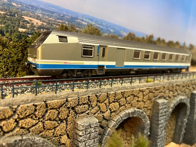 Voiture Corail TER Alsace - Lima - Collection Train Miniature