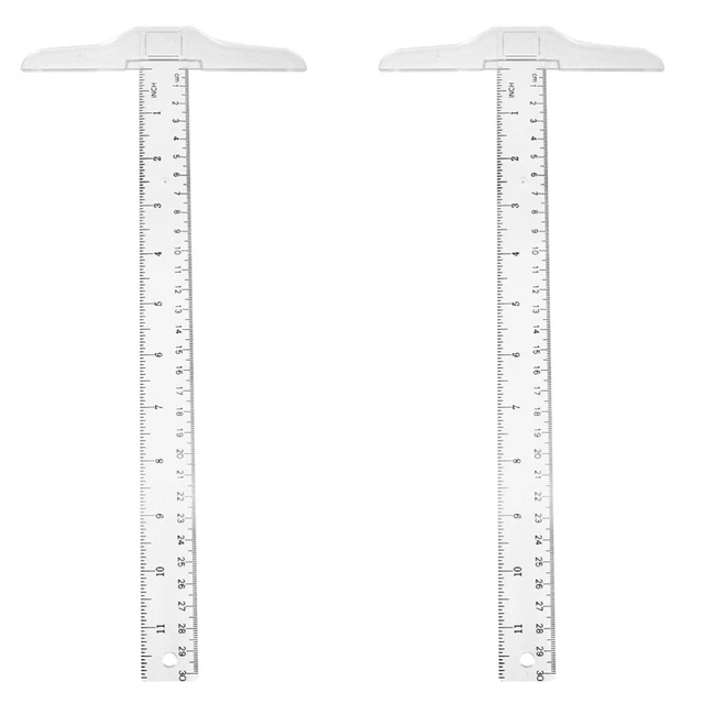 2 Pcs Plastique Règle Outils Professionnel Chemisier Professionnel La Chemise