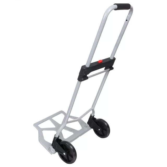 Carrello carrello da trasporto pieghevole 100 kg carrello a mano pieghevole in alluminio carrello a piattaforma DE