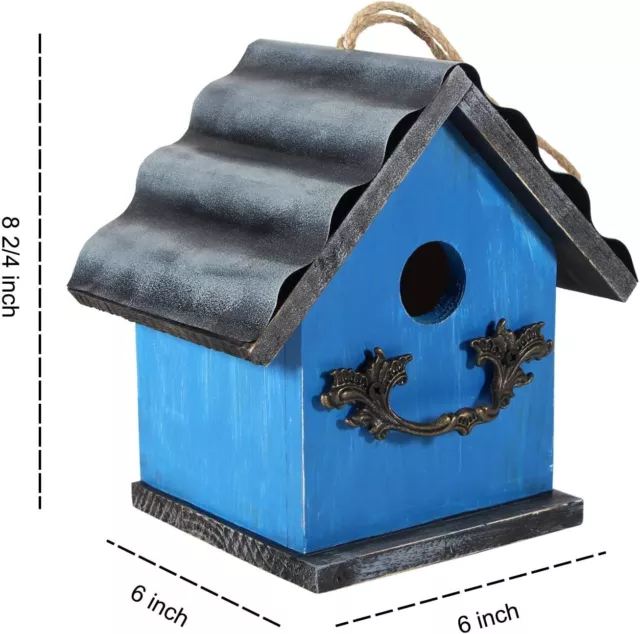 Outside Wooden Bird Houses Hanging  Natural House Bird nest 3