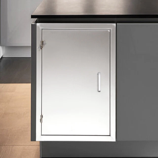 Kitchen Cabinet Outdoor Single Door Stainless Steel Access Drawer for BBQ Grills