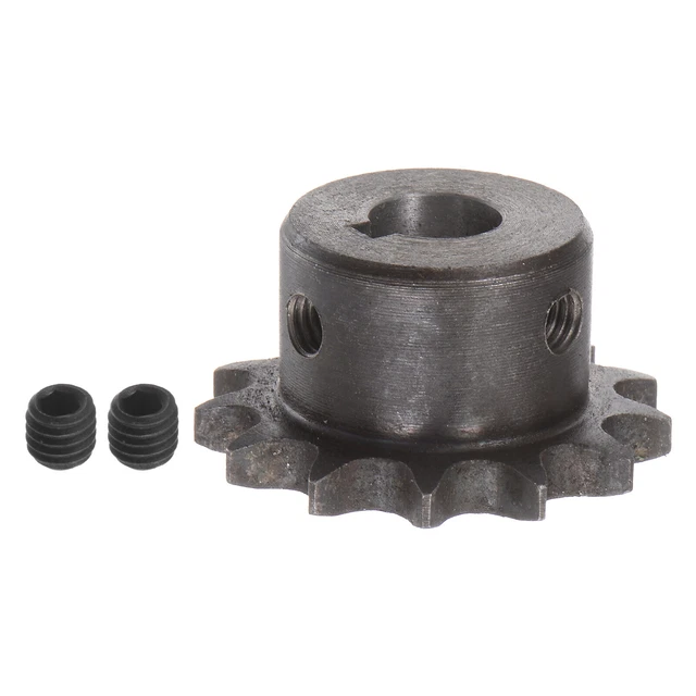 06B Roller Chain Sprocket 13T Pitch 3/8" 12mm Bore A3 Steel Motor Drive Gear