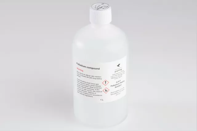 Palladium Plating Solution 50ml - Nickel Substitute Barrier Plate for Jewellery