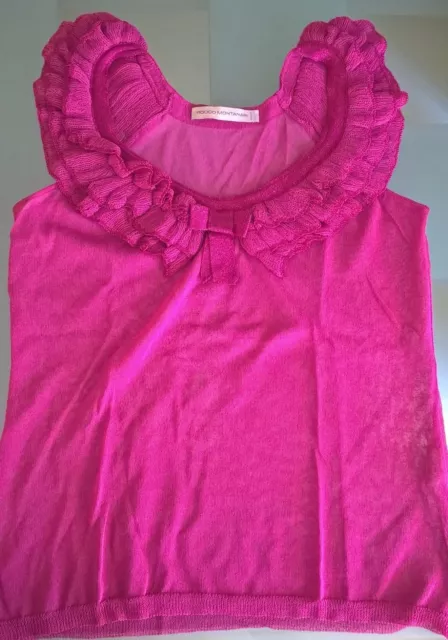 Top Rocco Montanari Couleur Framboise Taille L NEUF avec ETIQUETTE