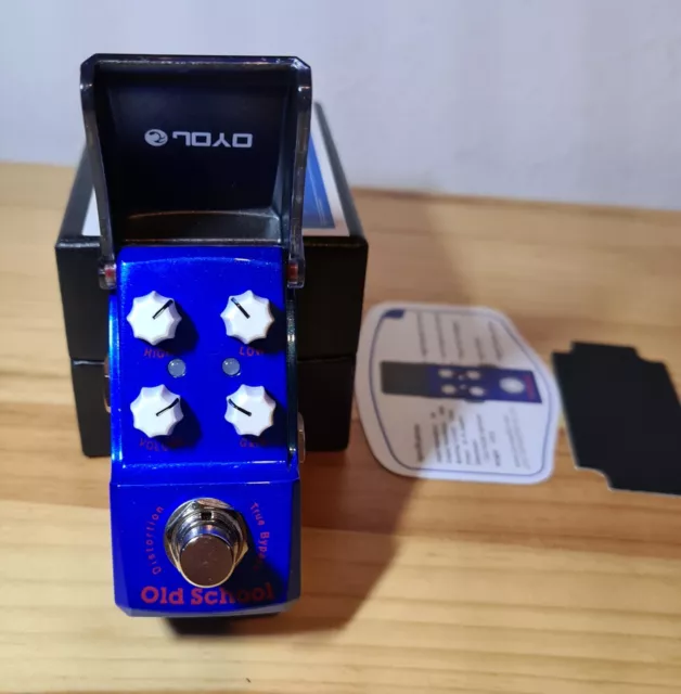 Joyo Jf-313 Old School Verzerrung Ironman Mini-Effektpedal für Gitarre