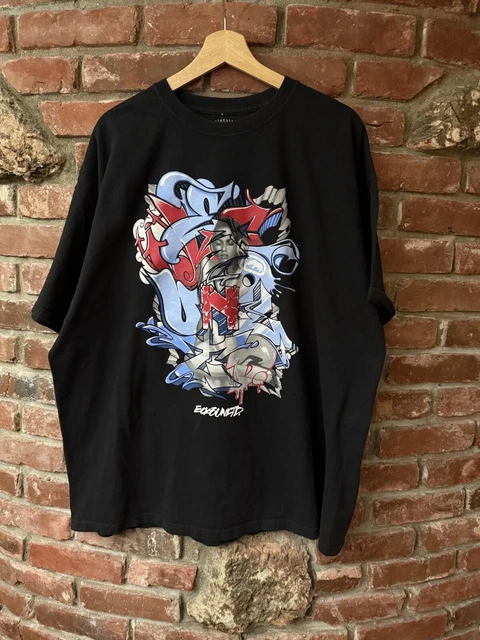 T-shirt Homme Marc Ecko Unltd - Graphique Batman Superhero Mashup Camouflage - Taille M NEUF Avec étiquette