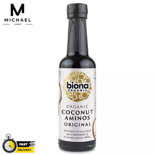 Best Biona Organic Coconut Aminos 250ml - Certified, Gluten-Soy Free, Vegan