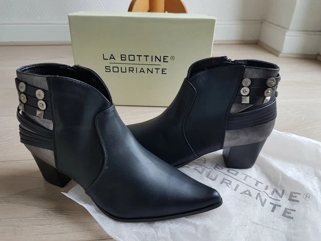 tres jolies bottines à clous  LA BOTTINE SOURIANTE pointure 40