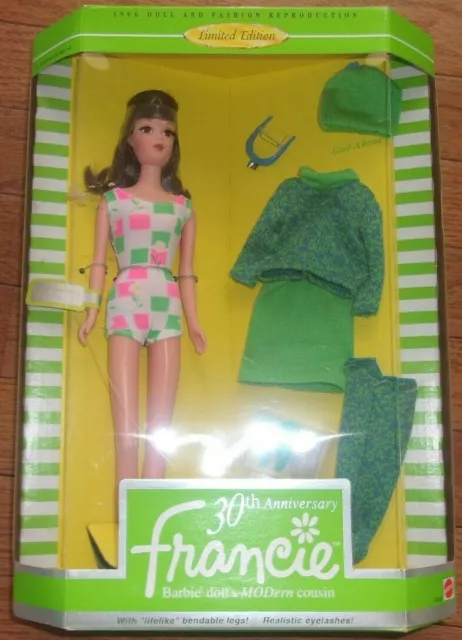 Barbie - Francie, Barbie's MOD'ern cousin - Mattel 1965 (ref.1170)