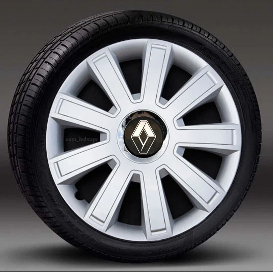 Finiture ruote 4x15", Coprimozzo, Copri per adattarsi a Renault Clio (quantità 4)