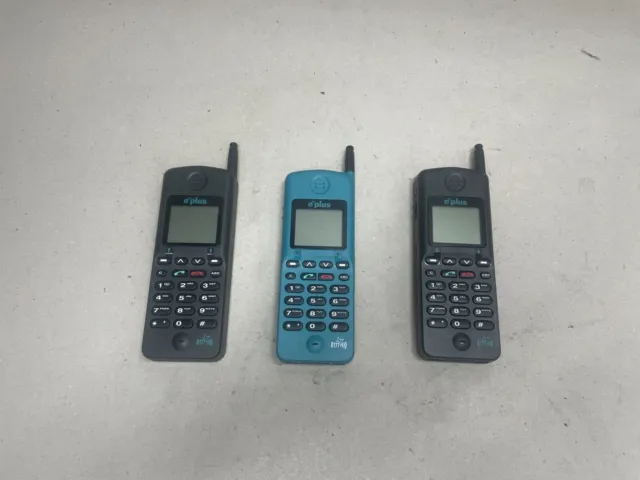 3x Nokia NHK - 4AX Retro Handy E Plus Vintage Mobil Telefon