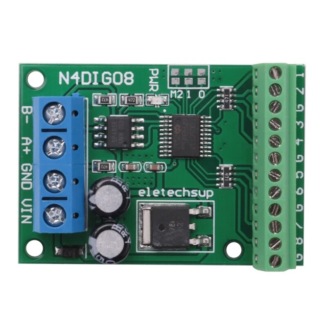 Switch digitale ingresso/uscita 8 CV TTL LvTTL CMOS RS485 IO modulo di controllo Modb Q5V8