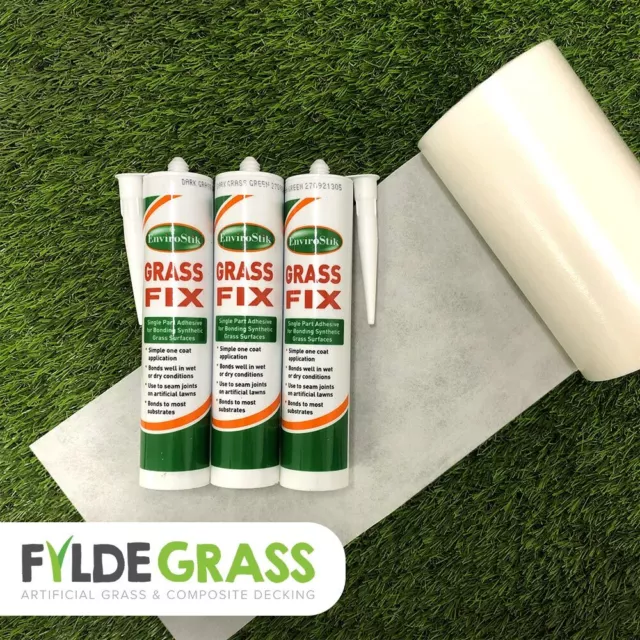 Artificial Grass Adhesive Glue Aqua Bond Joining Tape Fake Grass Seaming Kit