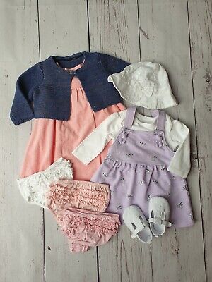 Bundle Of 9 Baby Girl Mix n Match Summer Clothes Outfits 3-6 Months