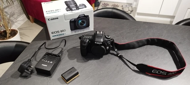 Canon EOS 80D 24.2MP Digital SLR Camera Body Only - Black
