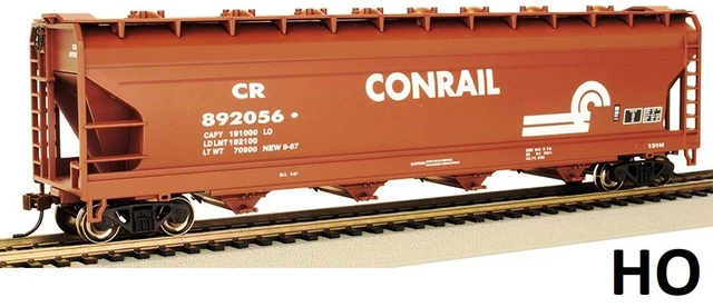 HO - 56' ACF Center-Flow Covered Hopper, CONRAIL , BAC-17560