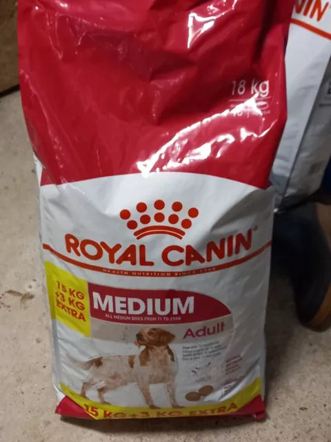 Sac neuf ROYAL CANIN 18 kg de croquettes Medium Adult (12 à 25 kg)