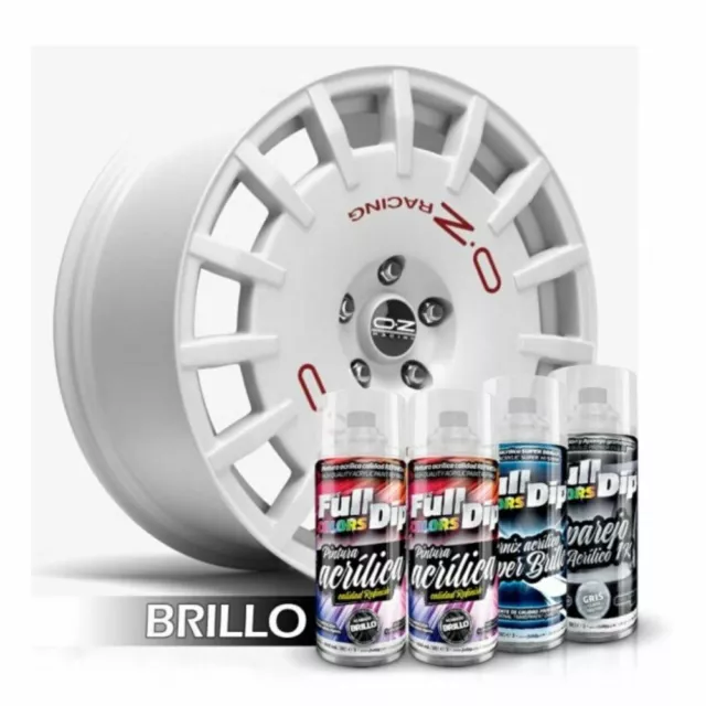 Pack Pintura Acrílica Llantas Brillo | Aparejo Pintura Y Barniz | Envio Gratis 2