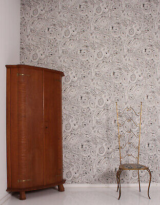 Art Nouveau Colli Turin Corner Cabinet 10er/20er J. Oak Wardrobe Oak 20s Armoire 2