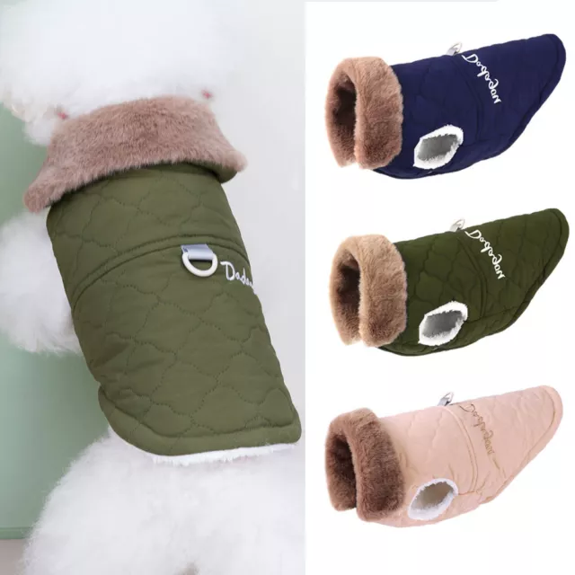 Manteau d'hiver Veste doudoune Vêtements pour petit chien ou chat Chihuahua doux