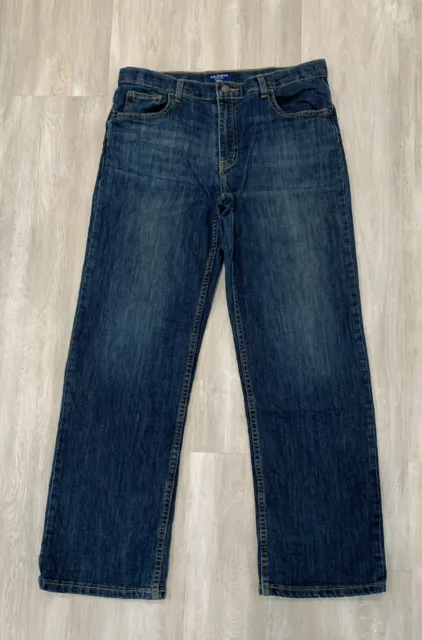 Arizona Jean Co Straight Fit Original Size 10 Husky Boys  (32x28) Blue Denim