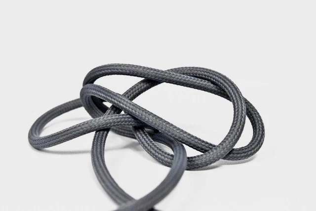 Textile Cable Câble 2x0, 75 2-adrig 3x0,75 3-adrig Gris Premium de Rechange